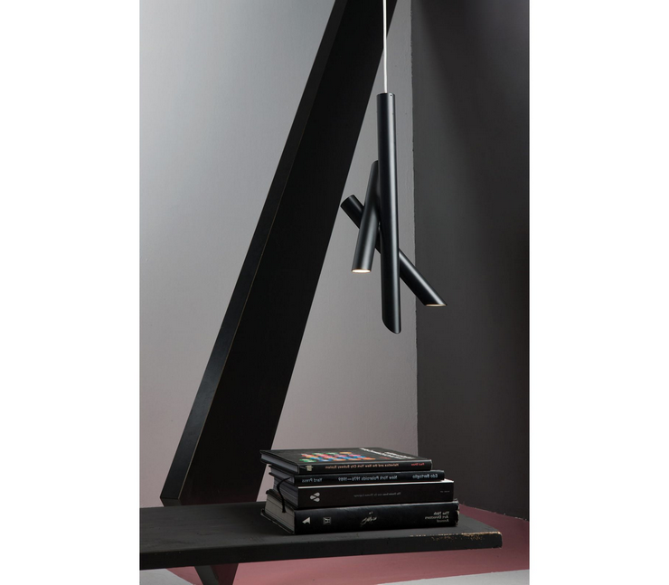 Светильник Tubes 3 Black в стиле Nemo