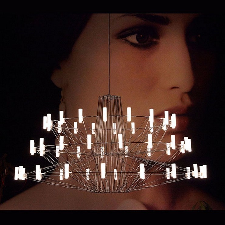 Люстра Coppelia Small D100 Black в стиле Moooi