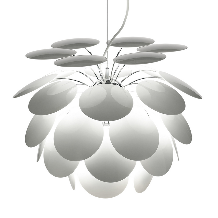 Люстра Discoco  Диаметр 55 см Белый