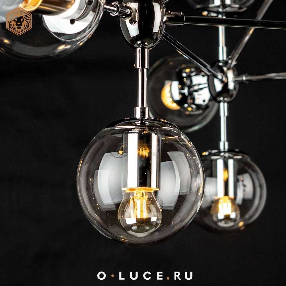 Люстра Modo Chandelier 10 Chrome в стиле Roll&Hill