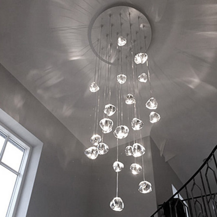 Светильник  Mizu 26 Twenty Six Pendant Chandelier Круг / D 50 см в стиле Terzani