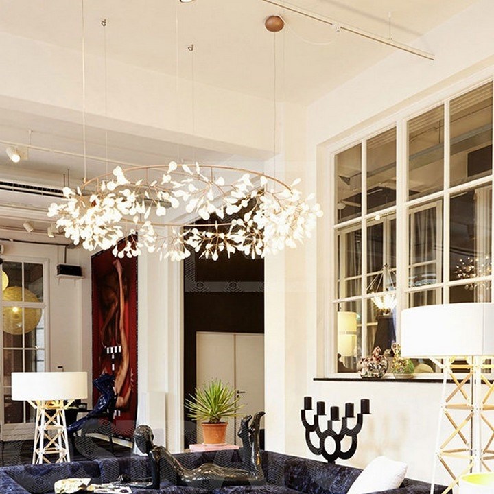 Люстра Heracleum The Big O D210 Золотой в стиле Moooi