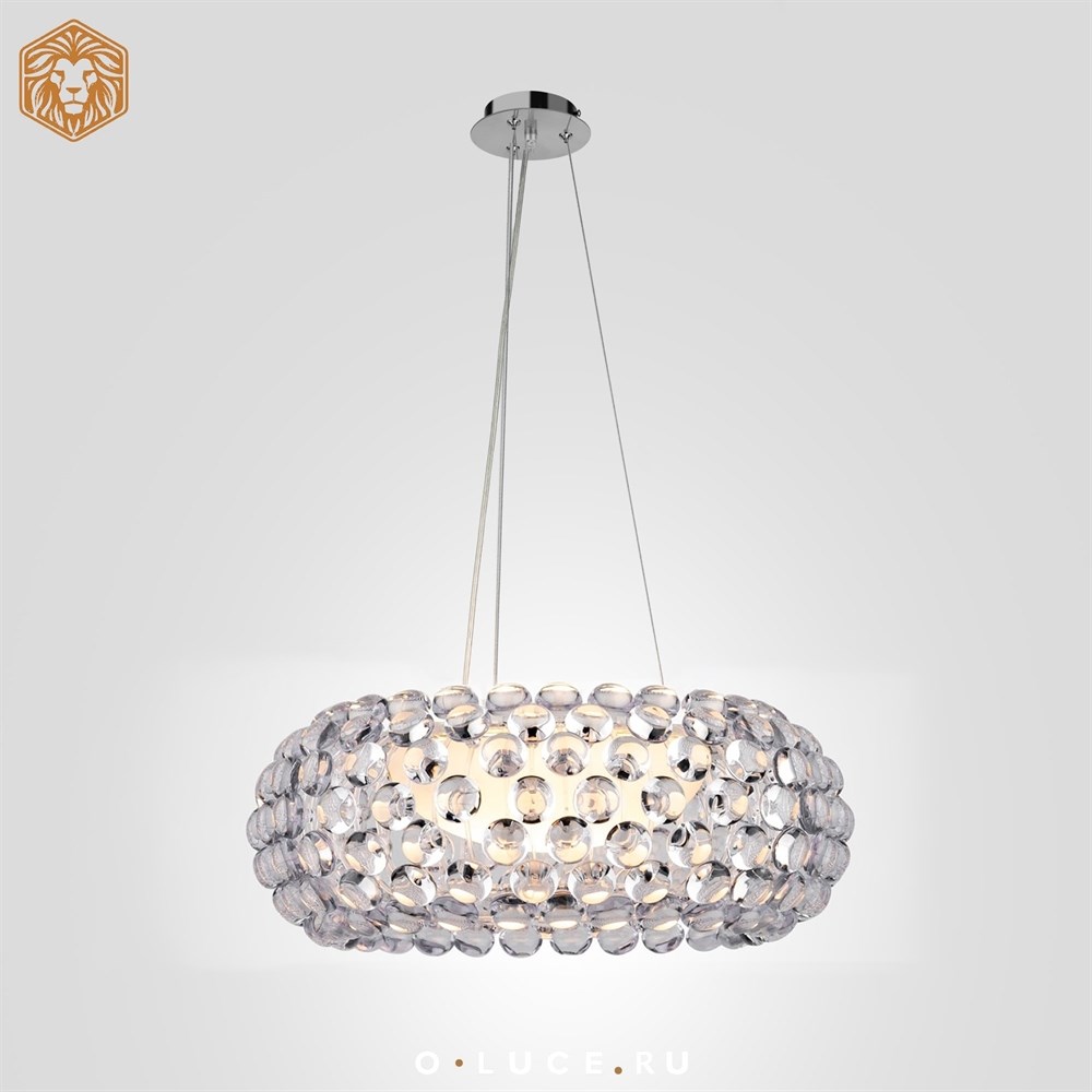 Люстра подвесная Caboche Clear D65 в стиле Foscarini
