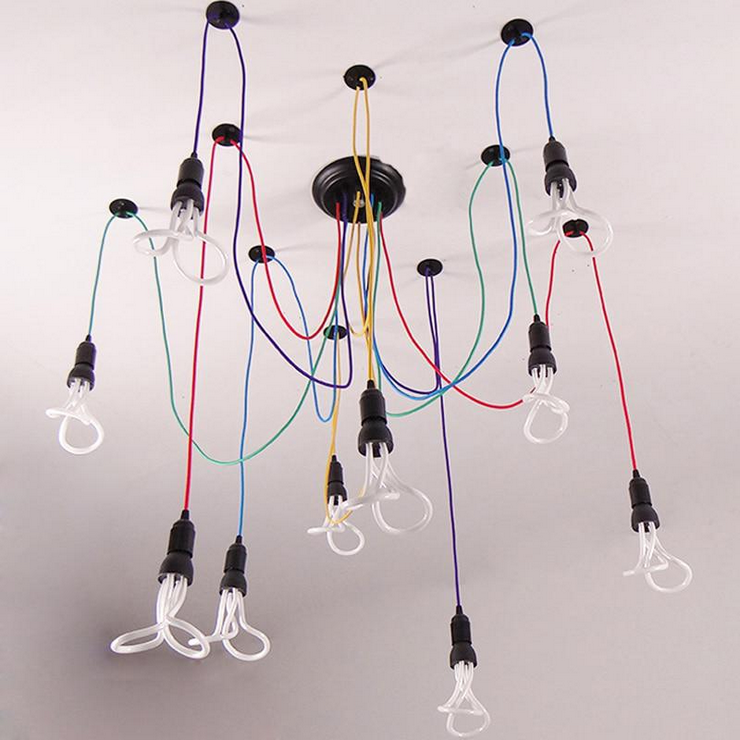 Люстра Spider Collor  8 плафонов