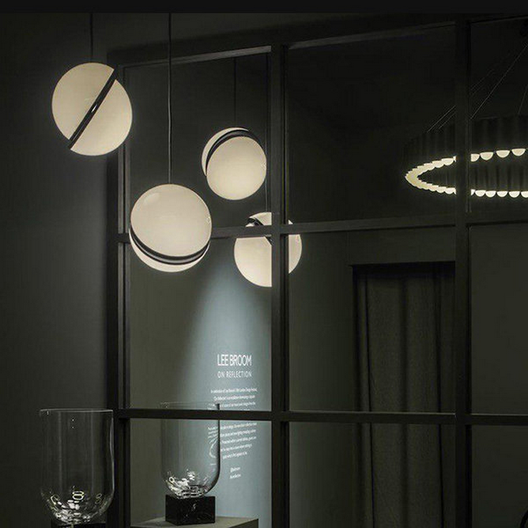 Светильник Crescent Light D40 Chrome в стиле Lee Broom