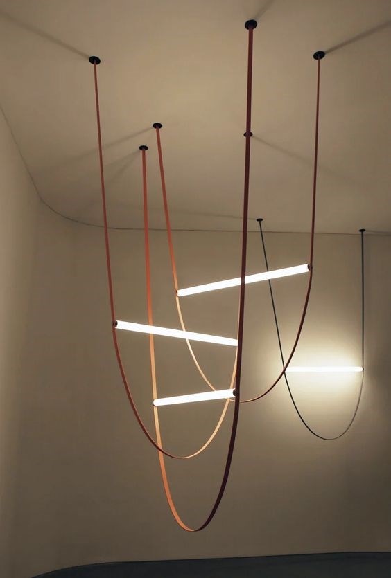 Люстра подвесная Wireline S+M+L в стиле Flos