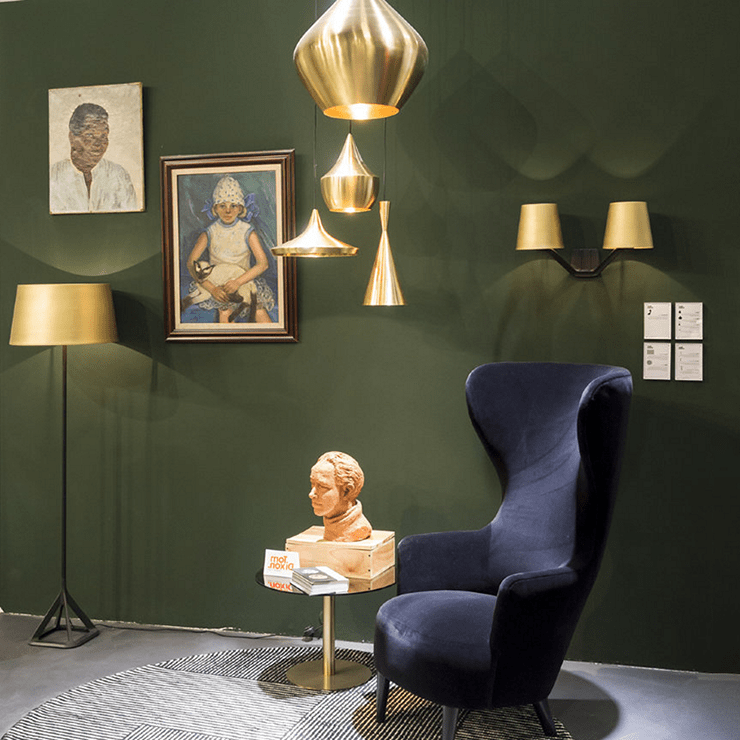 Светильник Beat Light Fat Gold