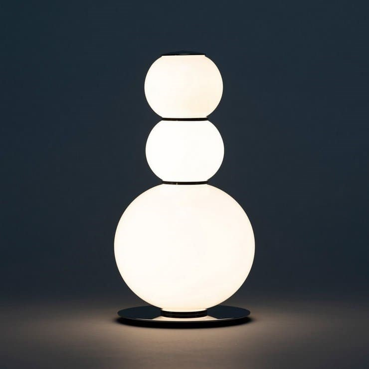 Лампа настольная Pearls D латунь в стиле Formagenda