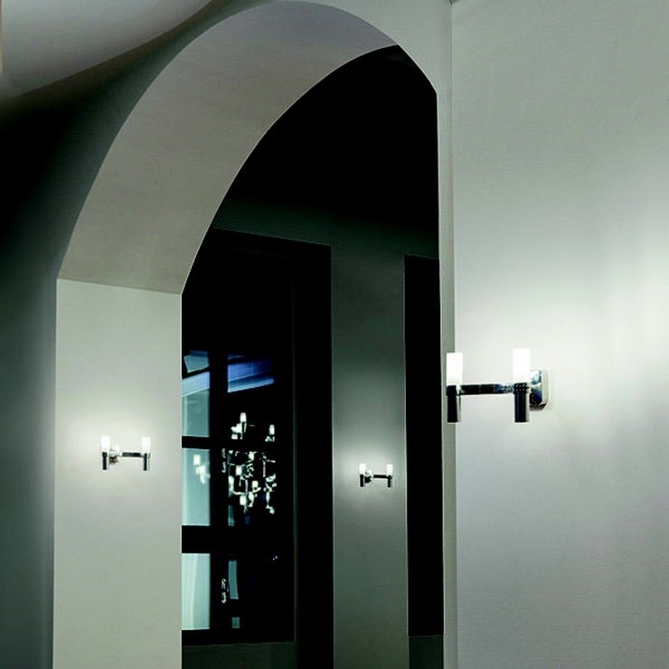 Бра Crown Wall Chrome в стиле Nemo