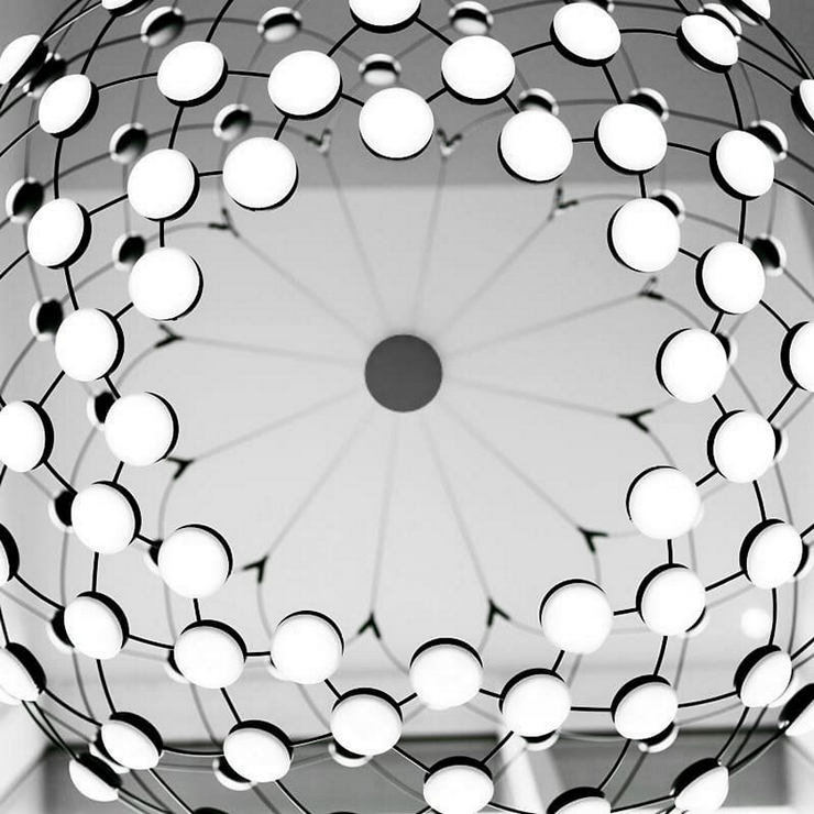 Люстра Mesh D65 в стиле Luceplan