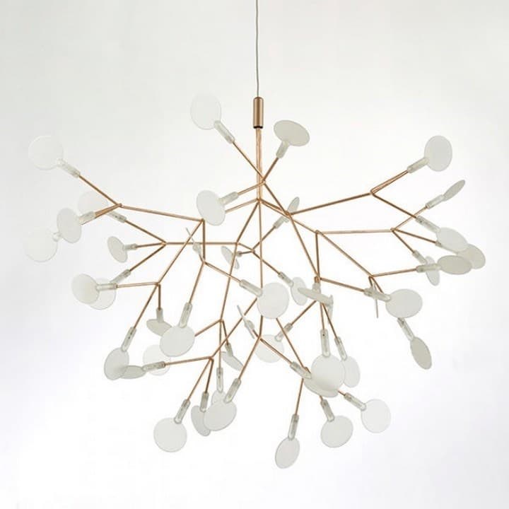 Люстра Heracleum 2 Small D72 Золотой в стиле Moooi