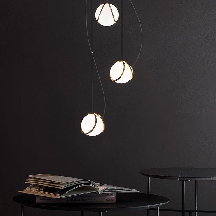 Светильник Pug 3 White в стиле Terzani