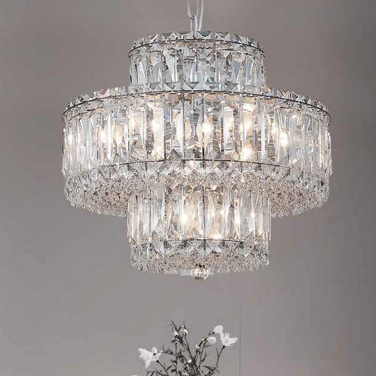 Люстра подвесная Portland D38 Chrome