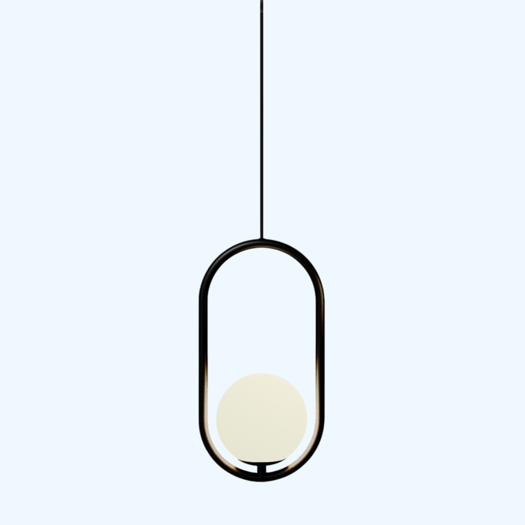 Светильник подвесной HOOP тип B black