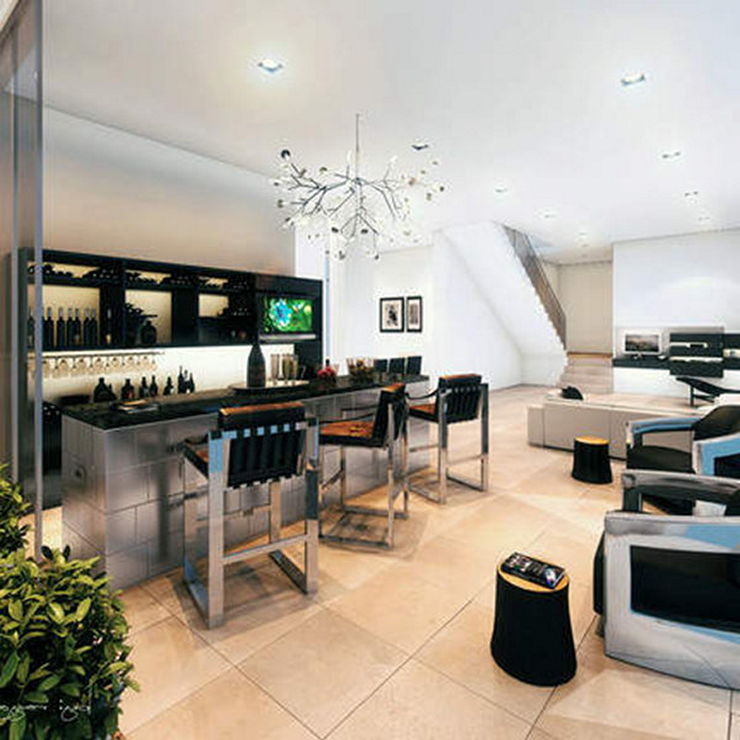 Люстра Heracleum 2 Small D72  никель в стиле Moooi