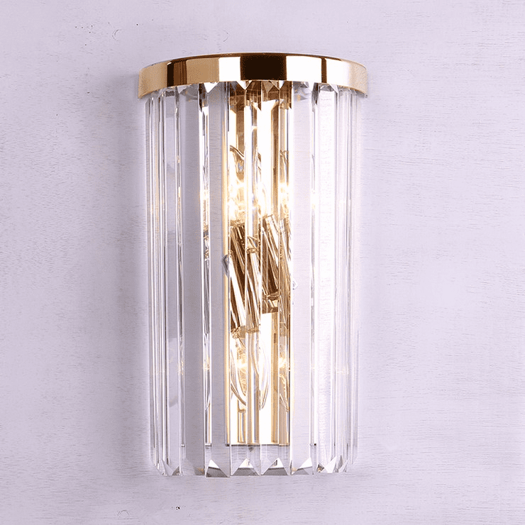 Бра New York, Gold Clear crystal L18*H30*Sp10 cm