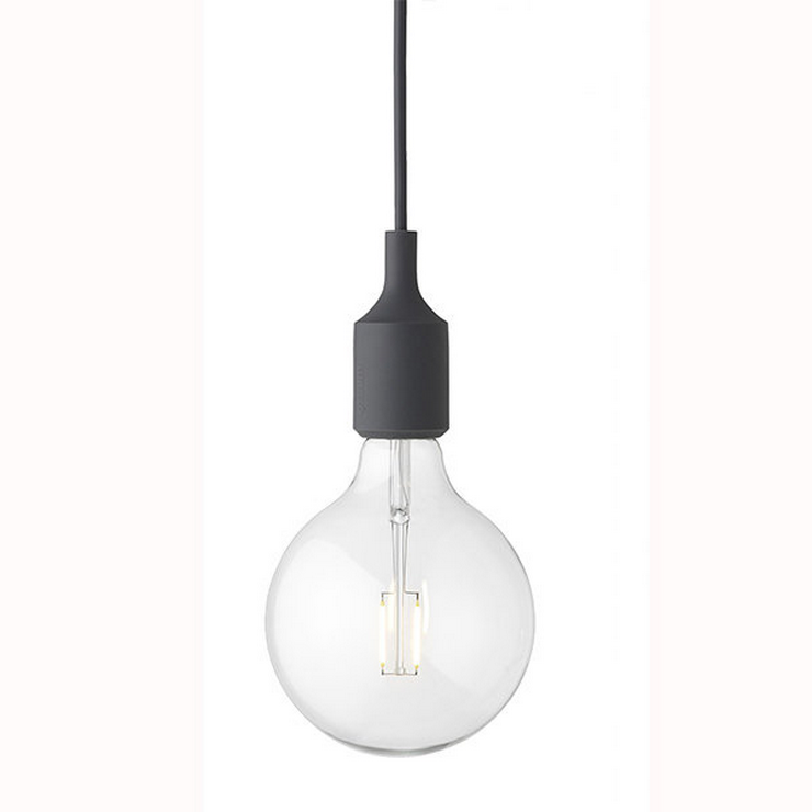 Светильник E27 Color  Серый в стиле Muuto