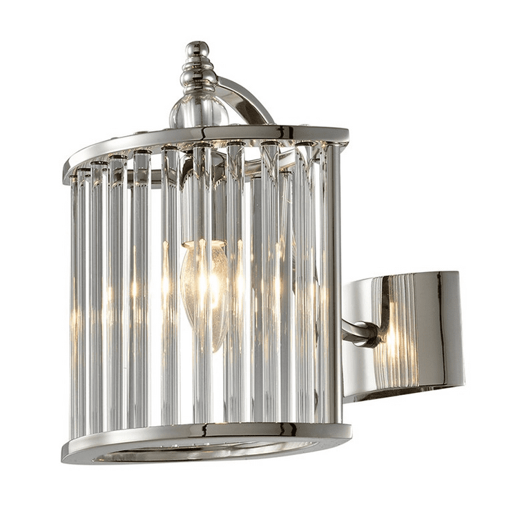 Бра San Jose, Nickel Clear crystal L22*H26*Sp24 cm