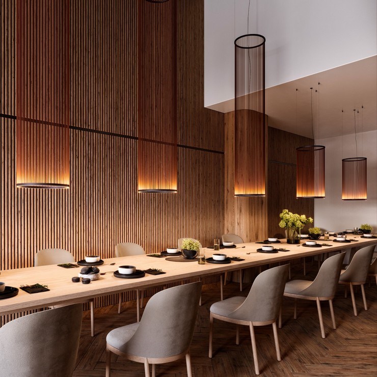 Светильник подвесной Array 1800 в стиле Vibia