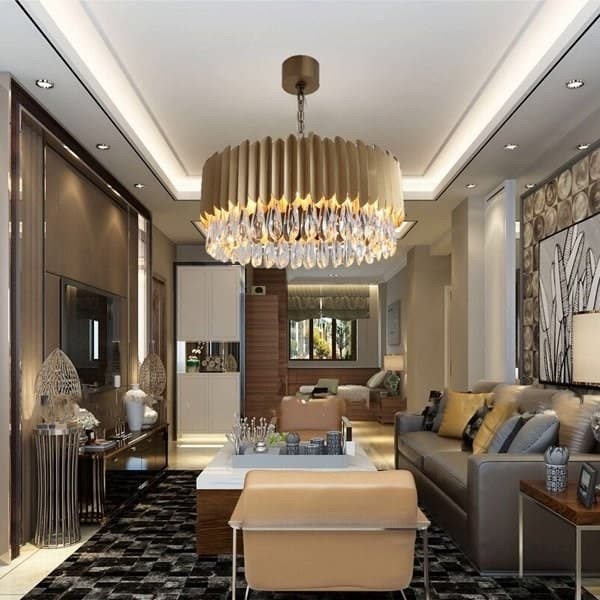 Люстра Cascata Impennata D50 Gold