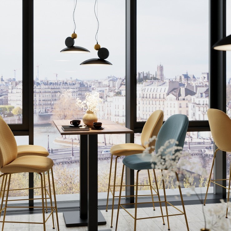 Светильник подвесной STAIN FLAT  BLACK