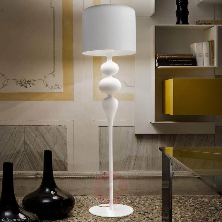Торшер Eva STL3+1 Белый в стиле Maciera
