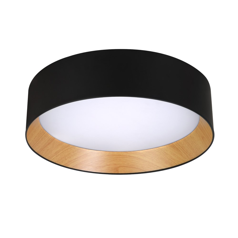 Потолочный светильник Nordic Black and Wood C D46