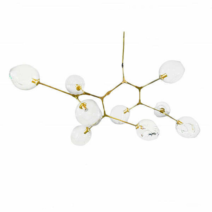 Люстра Branching Bubbles 11 Gold в стиле Lindsey Adelman