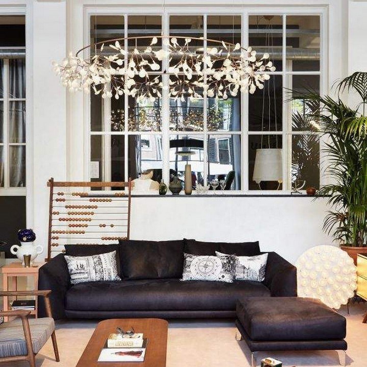 Люстра Heracleum The Big O D210 Золотой в стиле Moooi