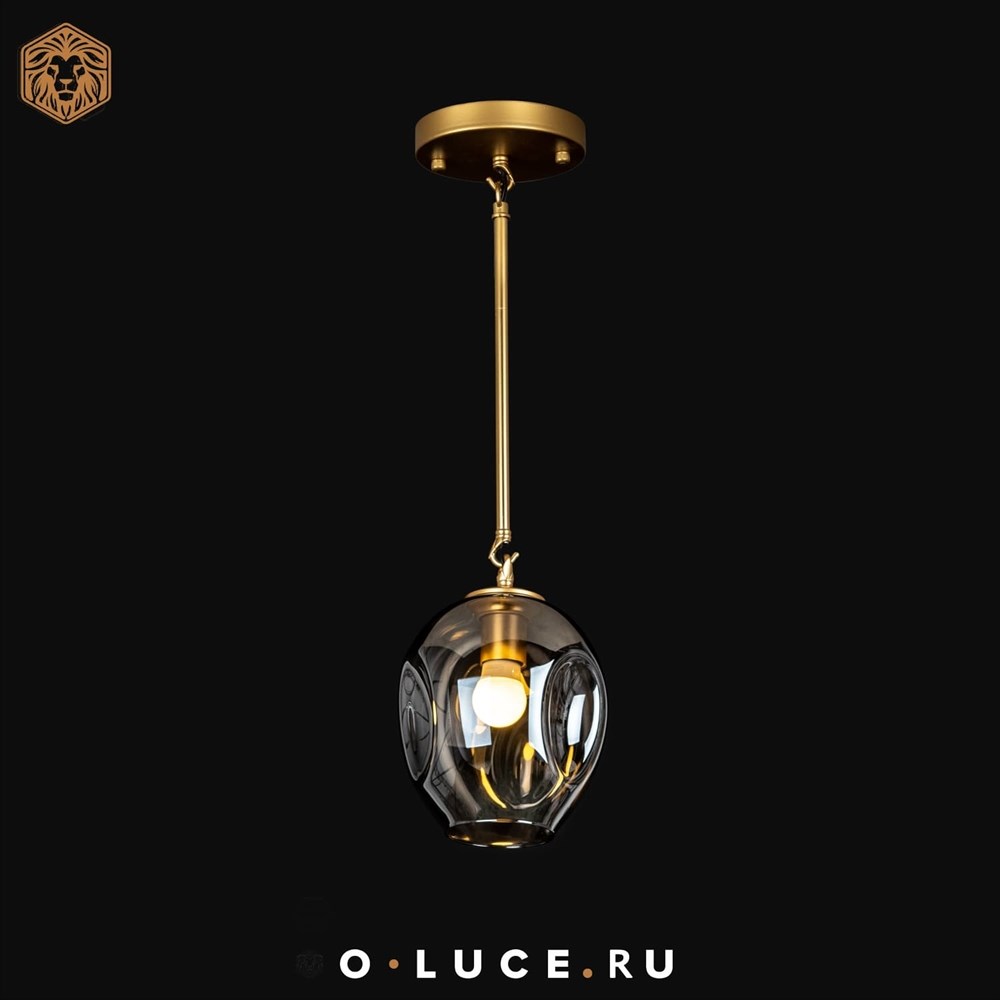 Светильник Branching Bubbles One Gold в стиле Lindsey Adelman