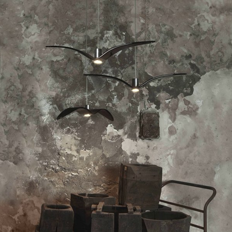 Светильник Night Birds Black L46 в стиле Brokis