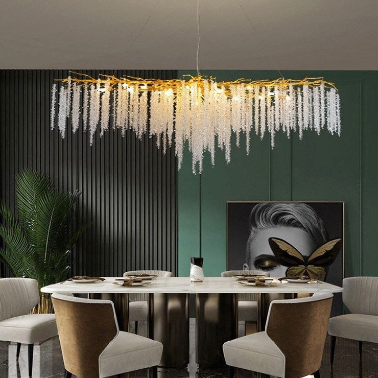 Люстра Sinfonia di Luce Gold Long L 140 см