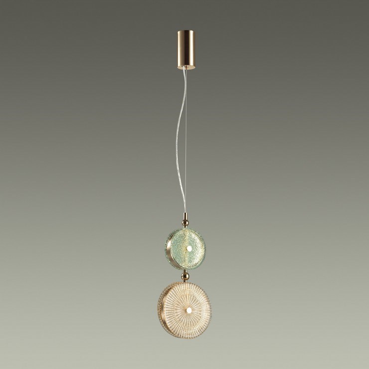 Светильник подвесной Lolly Pop Gold green/yellow