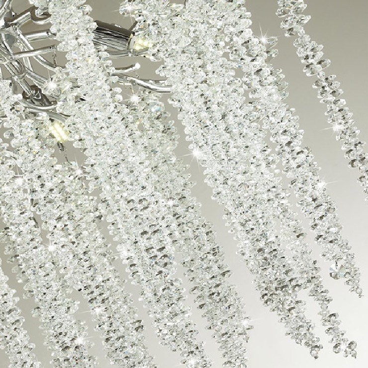 Люстра Sinfonia di Luce Silver Long  L 120 см