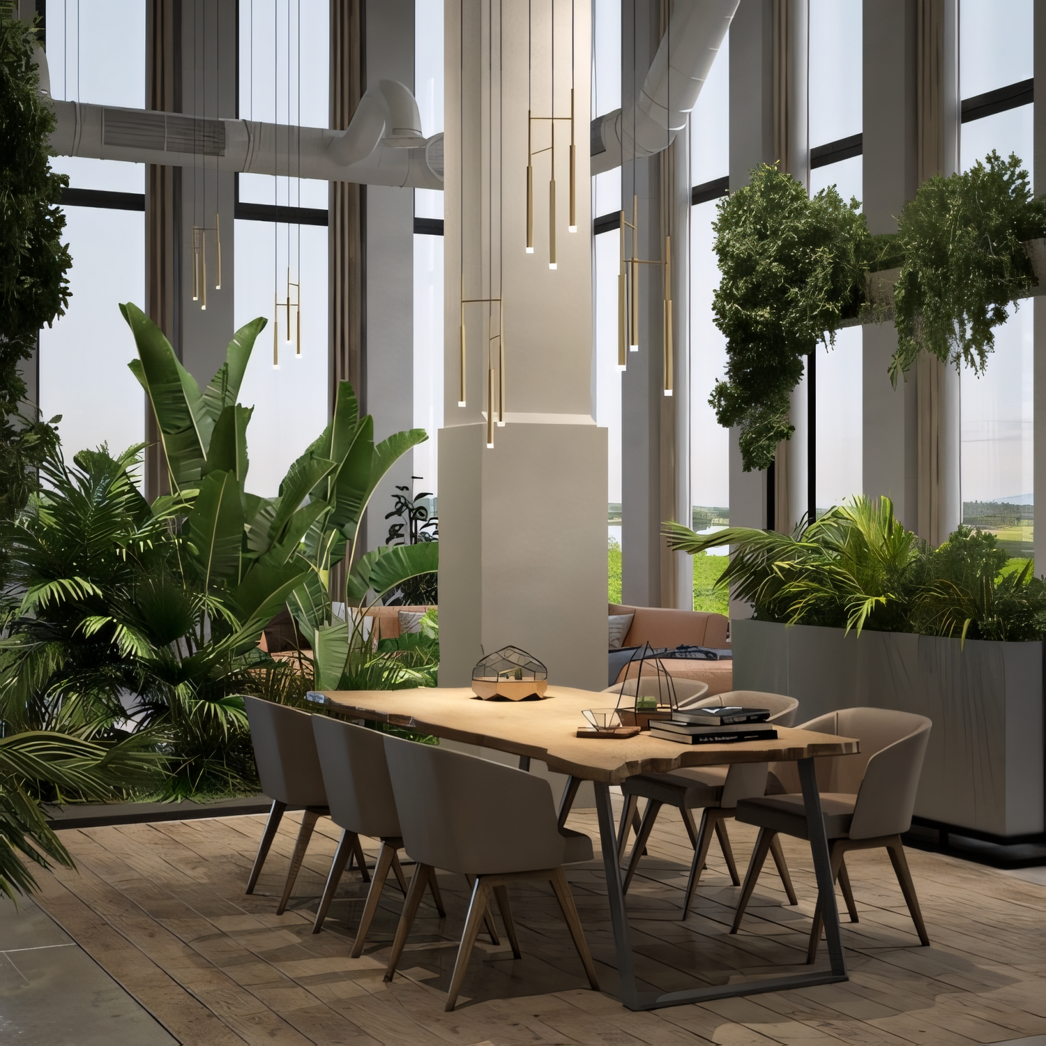 Светильник подвесной PENDANT CANDLE TRIPLEX в стиле Leds C4