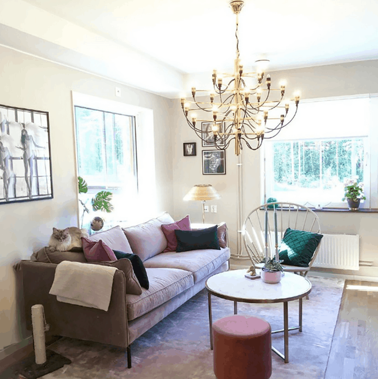 Люстра 2097 50 Gold в стиле Flos