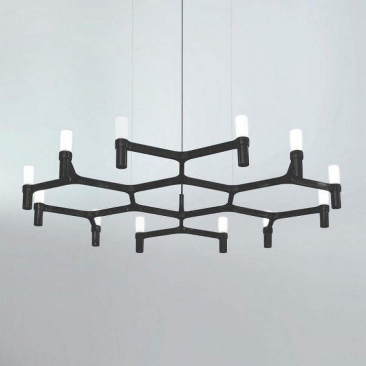 Люстра Crown Plana Mega Black L110 в стиле Nemo