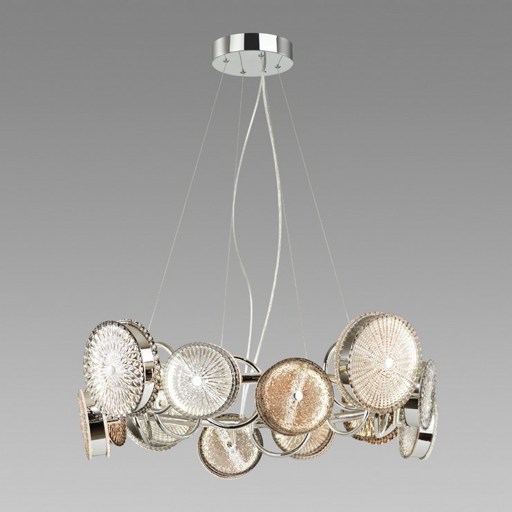 Люстра подвесная Lolly Pop D80 Chrome multicolour