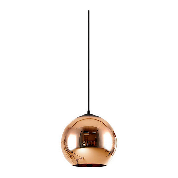 Светильник подвесной Copper Shade D20 в стиле Tom Dixon