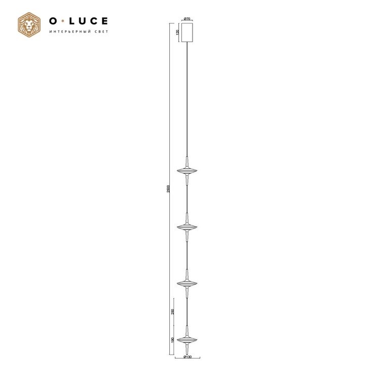 Светильник подвесной Lloyd Black 4