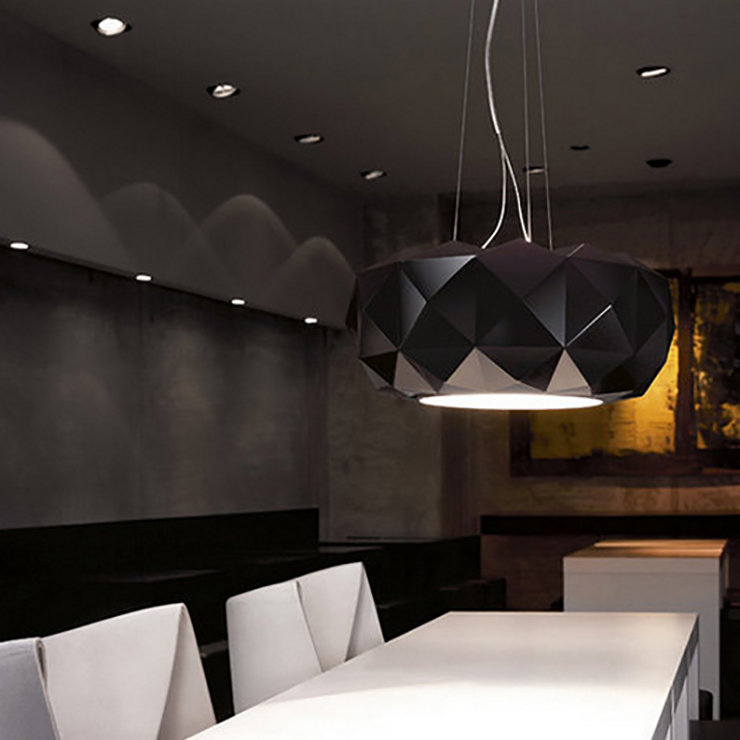 Люстра Arhirivolto Deluxe  Диаметр плафона  O 50 см:Черный