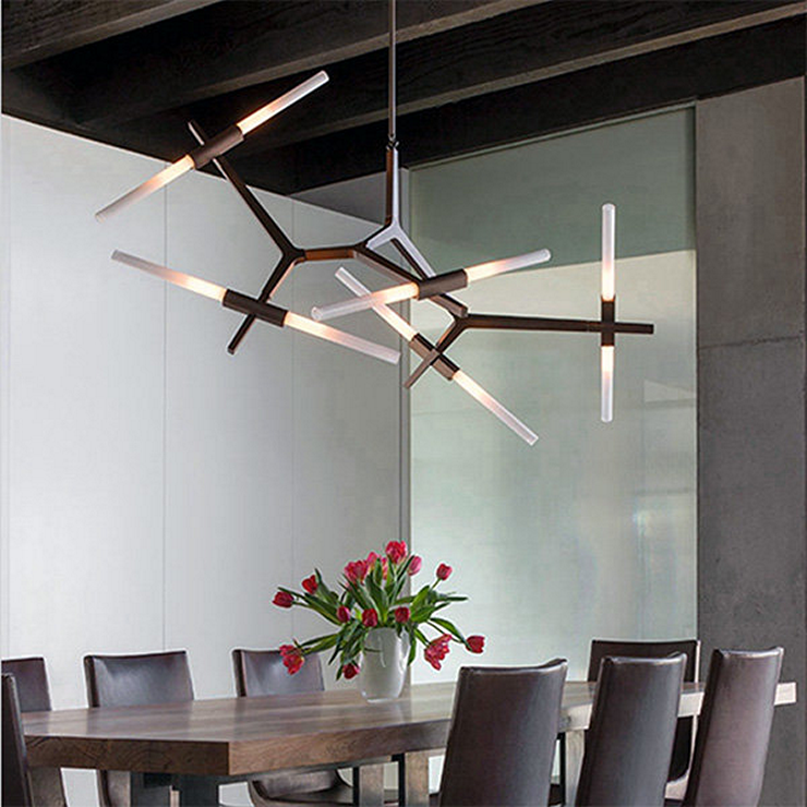 Люстра Agnes 10 Black в стиле Lindsey Adelman