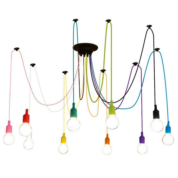 Люстра Spider Collor  8 плафонов