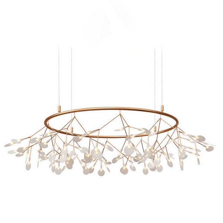 Люстра Heracleum The Big O D90 Золотой в стиле Moooi