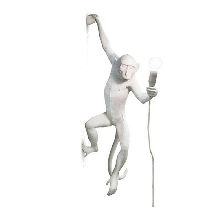 Бра Monkey Wall Lamp White правая в стиле Seletti