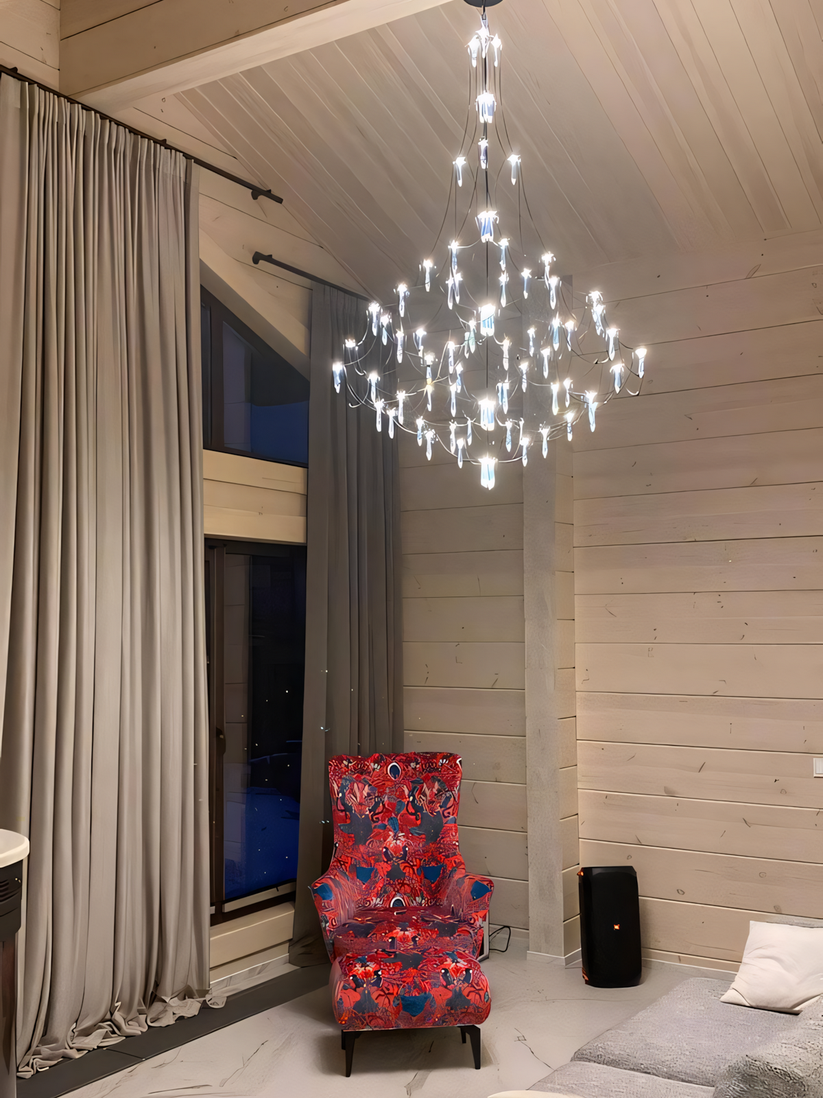 Проволочные люстры Частный дом Москва