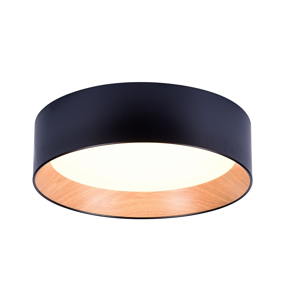 Потолочный светильник Nordic Black and Wood C D46