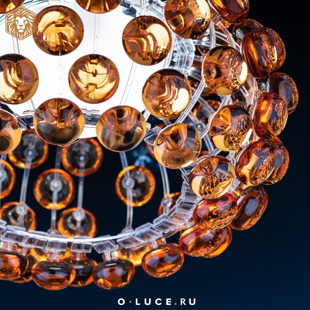 Люстра потолочная Caboche Gold D35 в стиле Foscarini