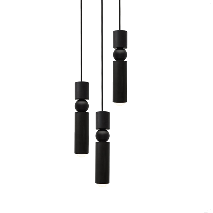 Светильник Fulcrum Light 3 Black в стиле Lee Broom