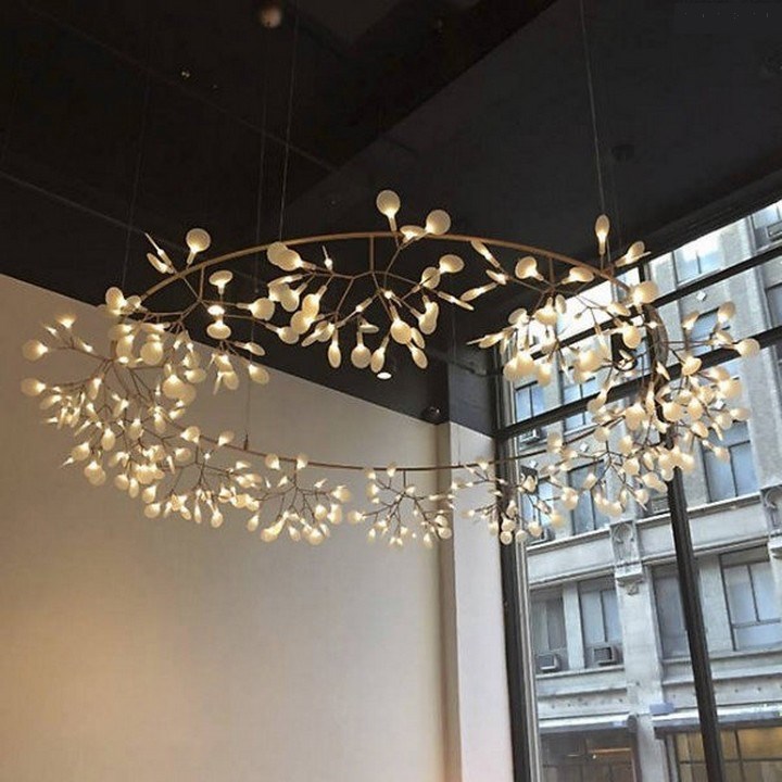 Люстра Heracleum The Big O D160 Золотой в стиле Moooi